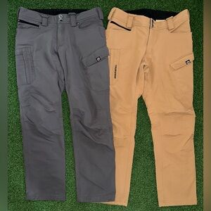Lot Of 2 TRUEWERK T2 Werkpants In Deep Gray/Sand Men’s 30x30